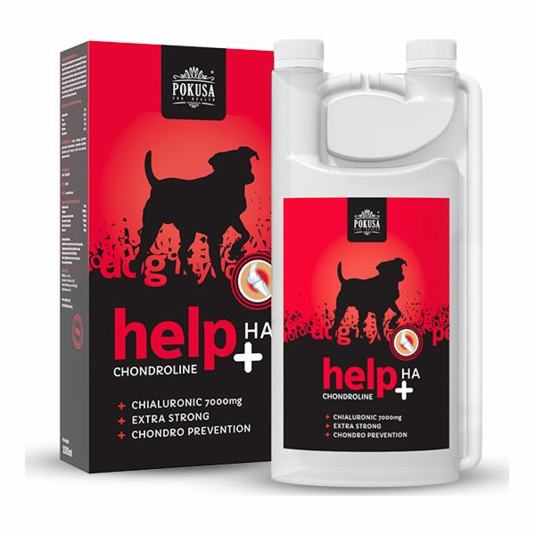 POKUSA ChondroLine Help + HA - doplňky stravy pro psy- 10...