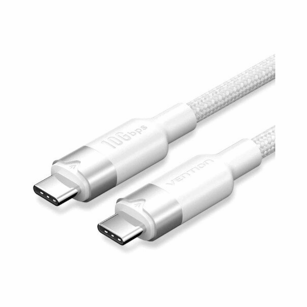 USB-C kabel na C Vention USB 3.2 5A 10Gbps 1m WH