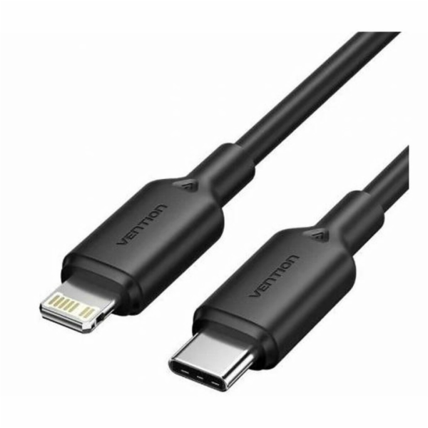 Kabel USB-C na Lightning 3A 480Mbps 1m ČERNÝ