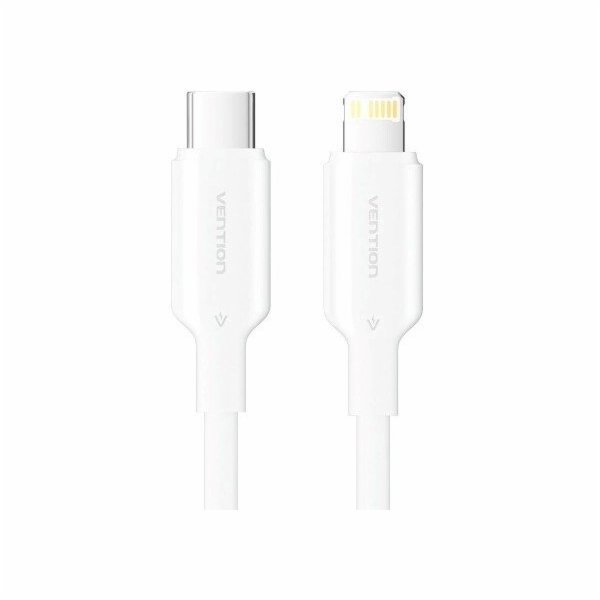 Kabel USB-C na Lightning 3A 480Mbps 1m WHITE