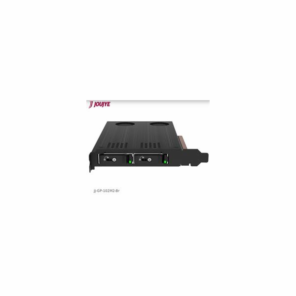 Jou Jye  JJ-GP-102M2-Br M.2 NVMe PCIe Adapter for 2 x M.2...