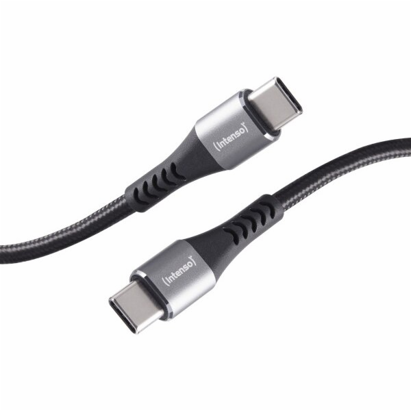 INTENSO C315C, Kábel USB-C/USB-C, 1,5m, čierny