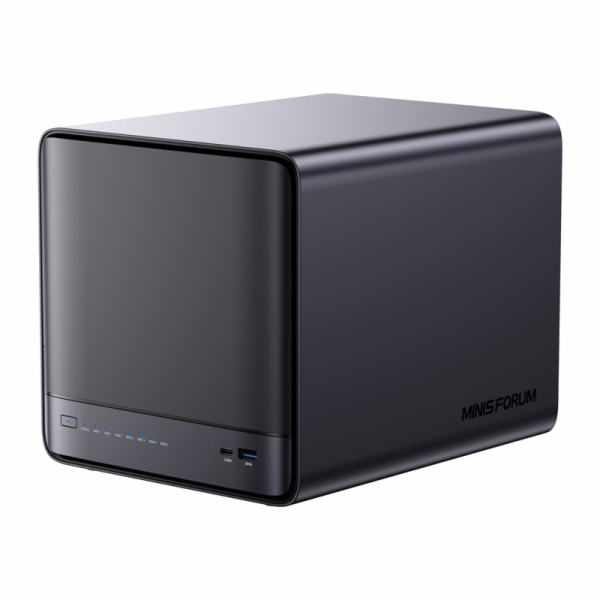 MINI-PC Minis Forum NAS N5 AMD Ryzen 7 H255, 16GB+128GB ú...