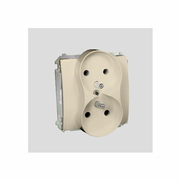 Kontaktní - Simon Double Basic Nest Modul Z/U a clona 16A...