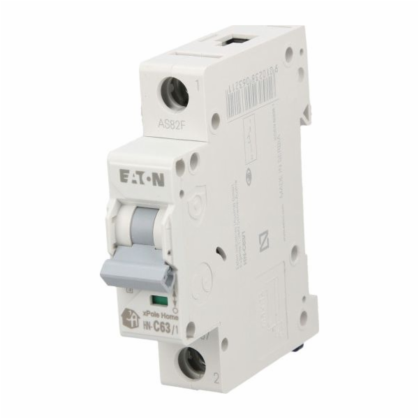 Eaton Overprournt Switch 1P C 63A 6KA AC XPOL HOME HN-C63...
