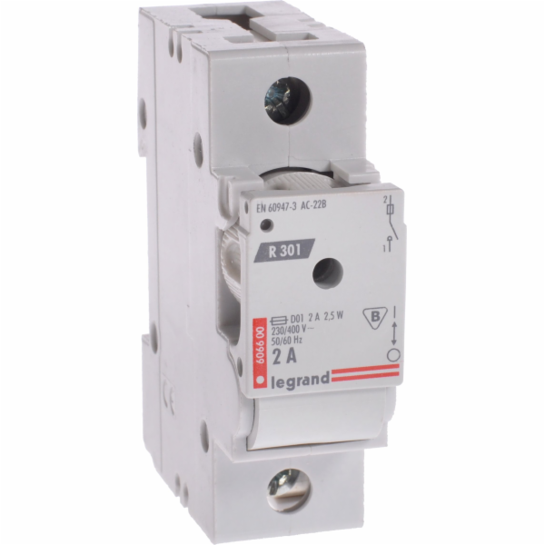 LEGRAND FUSE LISTONKTOR 1P 2A D01 R301 (606600)