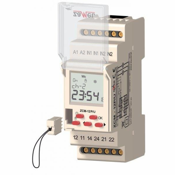 Zamel Time Programmer 2kanálový týdenní týden 24-250V AC ...