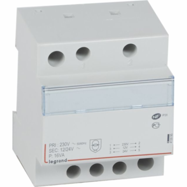 Legrand modulární transformátor TR316 23024V 16VA