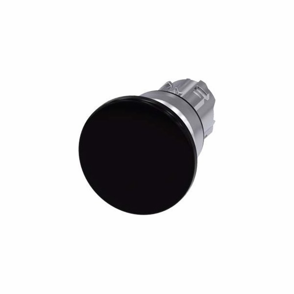 Tlačítko Siemens Houba černá 22 mm kov 40 mm Impulse 3SU1...