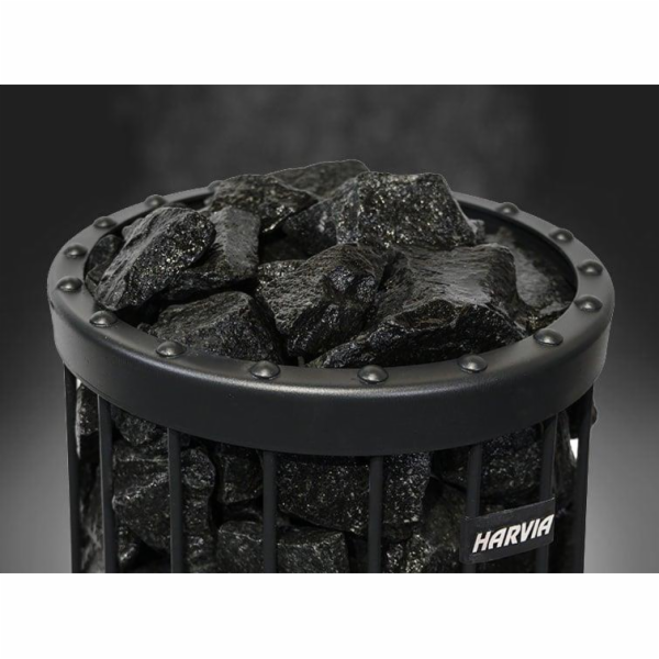 Saunové kameny, černý vulkanit, 5 - 10 cm, 20 kg