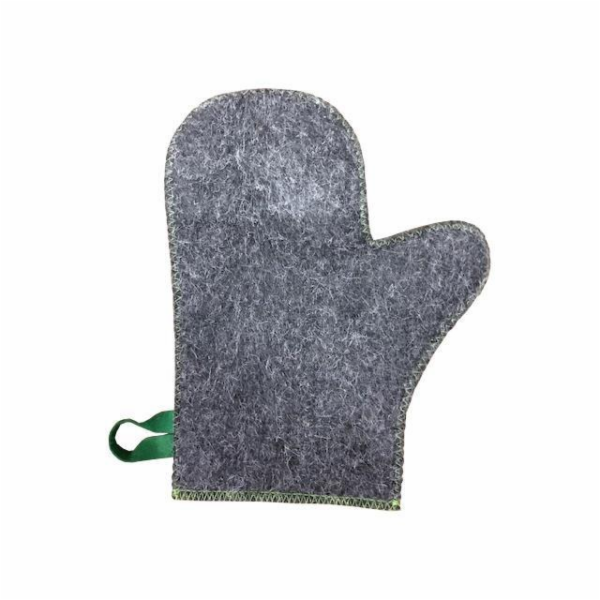 Rukavice do sauny FLAMMIFERA, 27 x 22 cm, šedá