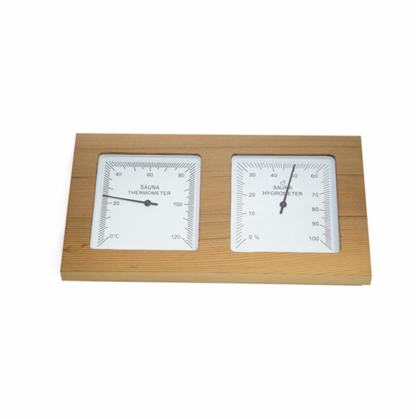 Saunový teploměr s vlhkoměrem FLAMMIFERA AP-082BW