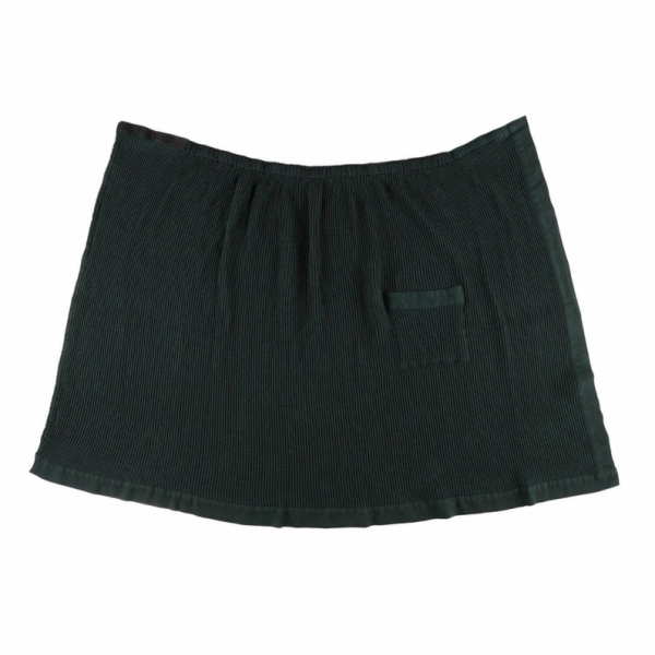 Saunová zástěra Rento, 145 x 85 cm, černo/zelená