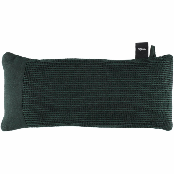 Saunový polštář Rento 50 x 22 cm, černá/tmavě zelená