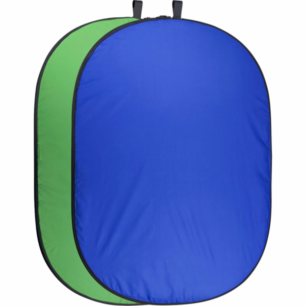 Walimex pro Falthintergrund 200x230cm grün/blau