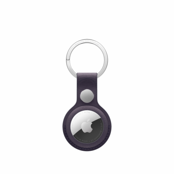 AirTag FineWoven Key Ring - Midnight Purple