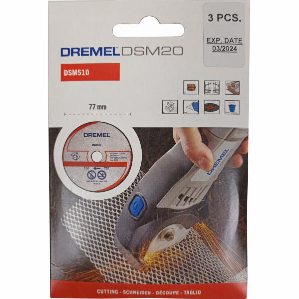 Dremel DSM510 Metall- Trennscheibe VE3