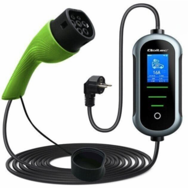 Qoltec 52436 Mobilní nabíječka do auta s 2v1 nastavením t...