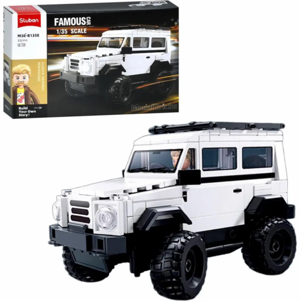 Sluban Model Bricks M38-B1358 G-Klasse Geländewagen im Ma...