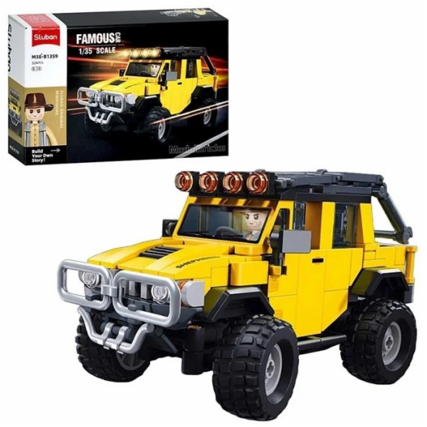 Sluban Model Bricks M38-B1359 Off-Road Wrangler v měřítku...