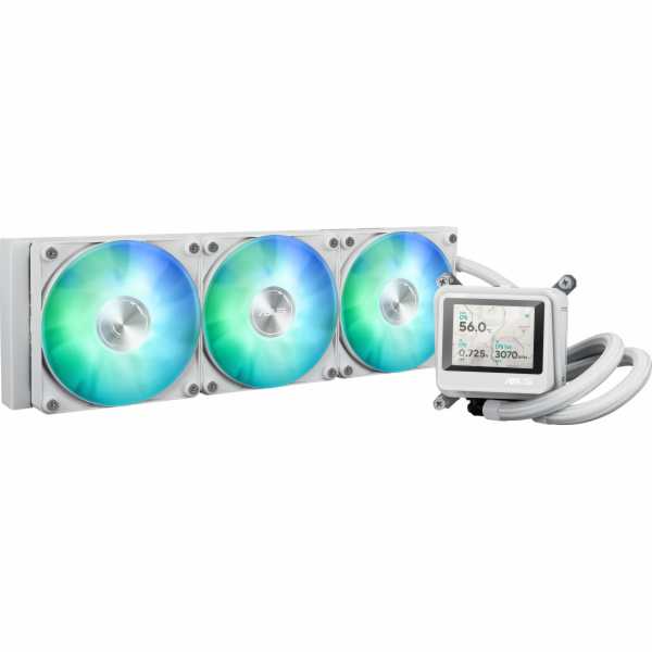 AIOCOOL ASUS MAX GAMING LC 360 ARGB LCD White, 360mm