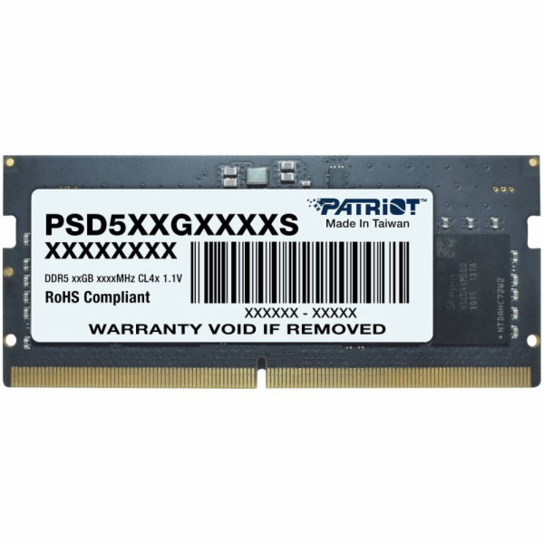 PATRIOT Signature Line 12GB DDR5 5600MT/s / SO-DIMM / CL4...