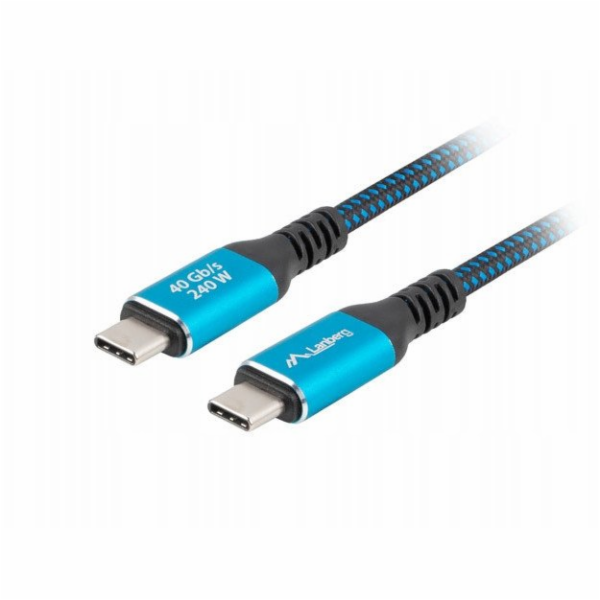 Lanberg CA-CMCM-44CU-0005-BK USB kabel USB4 Gen 2x2 0,5 m...