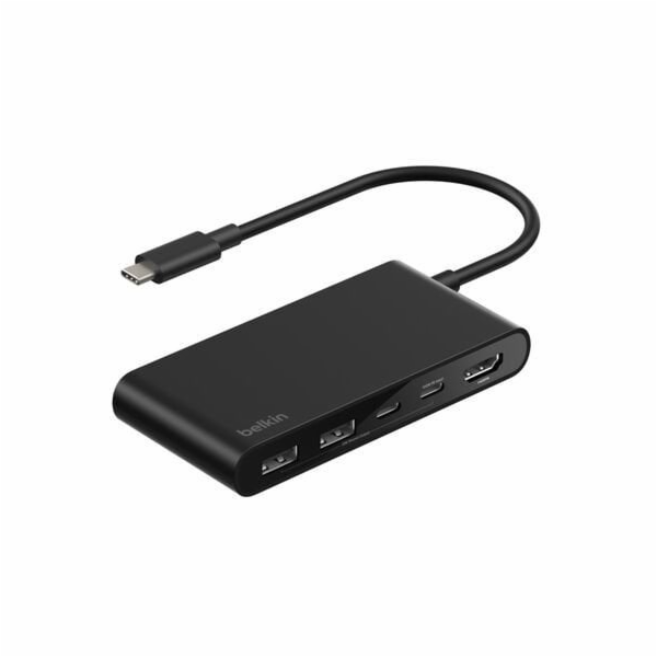 Belkin CONNECT USB-C 5-in-1 mit Dual USB-C Ports,sw.  AVC...