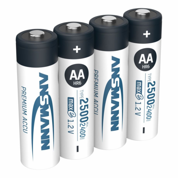 1x4 Ansmann maxE NiMH Aku 2500 Mignon AA 2400 mAh