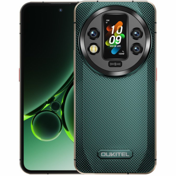 OUKITEL Chytrý telefon WP200 Pro 5G 24GB/1TB IP69K zelený