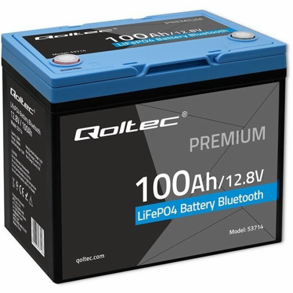 Qoltec LiFePO4 lithium-železitý fosfátový akumulátor | 12...