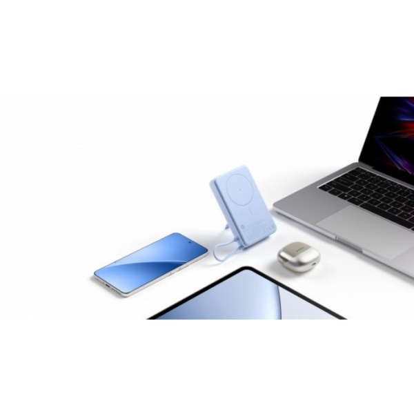 XIAOMI PowerBank Magnetic 10000 se stojánkem fialová