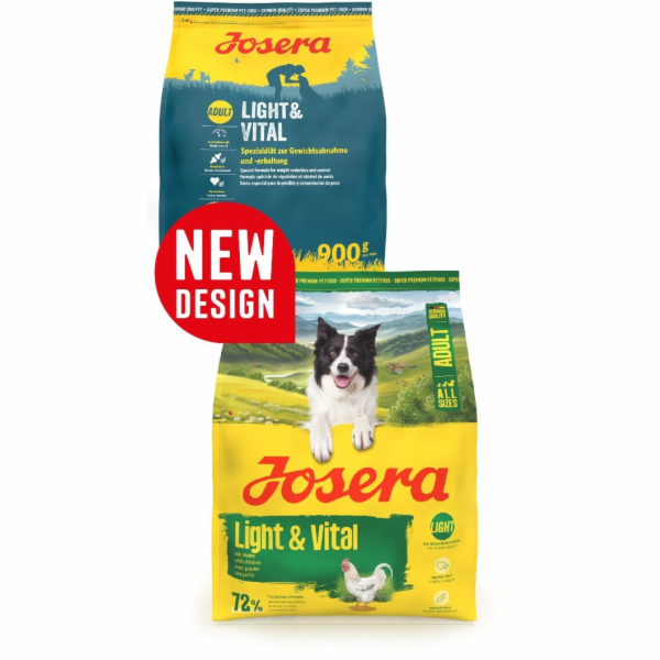 JOSERA Light & Vital Chicken - suché krmivo pro psy - 12,5kg