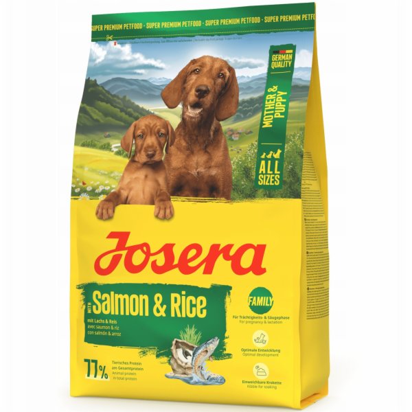 JOSERA Mother & Puppy Salmon & Rice - suché krmivo pro ps...