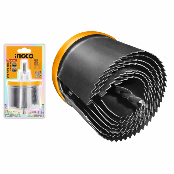 Ingco AKHS702 Korunka vykružovací, sada 7d
