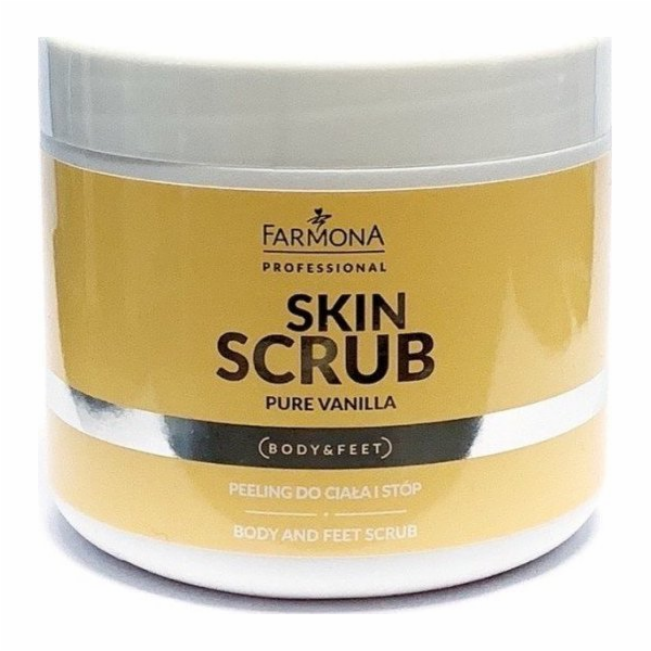 NoName Čistý vanilkový peeling na tělo a nohy 500g