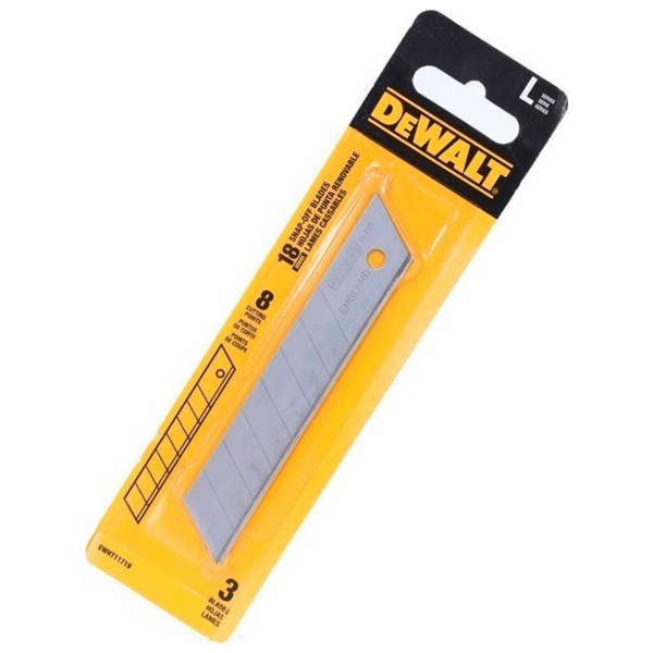 Čepel nože DeWalt DWHT11719, 18 mm, 3 ks.