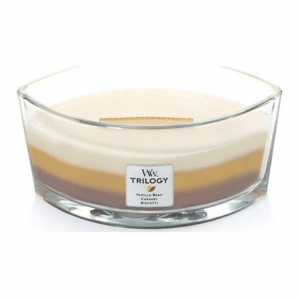 Svíčka Trilogy WoodWick, Dezert v kavárně, 453.6 g