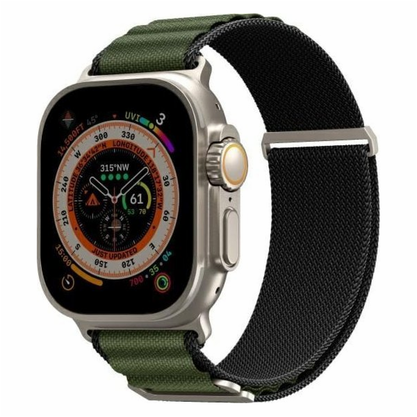 Pásek Skinarma Kobu Apple Watch Ultra 49/45/44 mm olivový...