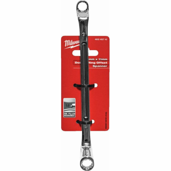 Milwaukee MILWAUKEE DVOJITÝ ÚHLÝ KLÍČ 75° - 10x11mm