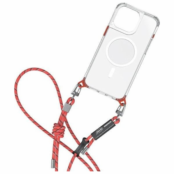 SKINARMA Univerzální šňůrka na telefon Dyno, rumělková