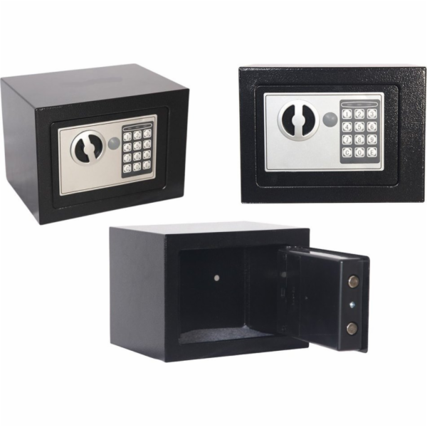 LeanToys Elektronický trezor s kódovou uzamykatelnou skří...