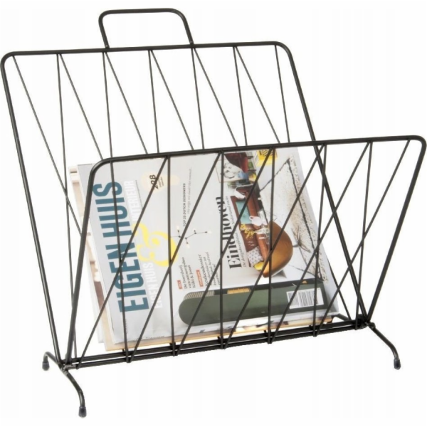 Kovový stojan na časopisy s madlem, RASTER