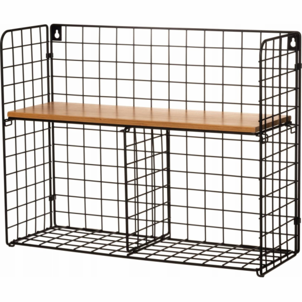 Kovová&nbsp;kancelářská&nbsp;police&nbsp;45&nbsp;x&nbsp;15,5&nbsp;x&nbsp;35,5&nbsp;cm