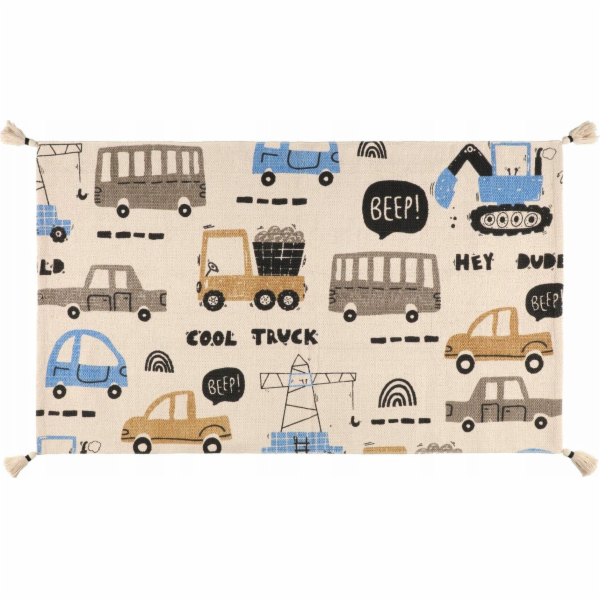 Bavlněný koberec kamion, 70 x 120 cm