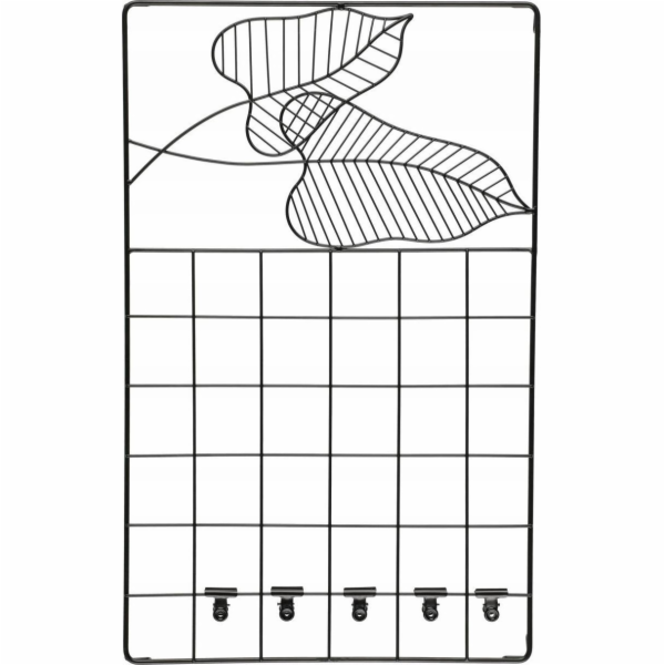 4Living Kovová mřížkovaná tabule na poznámky, 38 x 60 cm