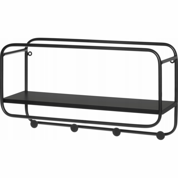 Předsíňový věšák s policí LABYRINT, 4 háčky