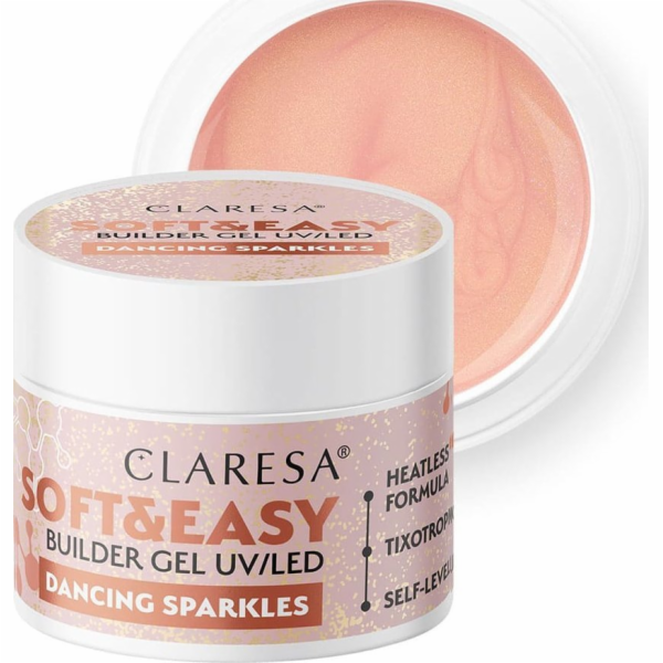 Adler Třpytivý gel na tvarování vlasů Claresa Soft&Easy 45g