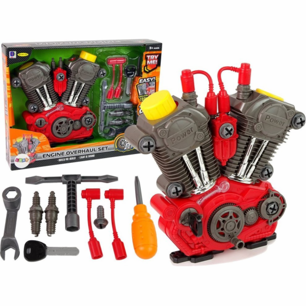 LeanToys Stavebnice pro kutily Motor Světlo Zvuk LEAN Toys