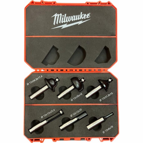 Milwaukee MILWAUKEE ŘEZACÍ ŠTÍTKY NA DŘEVO 12 mm 6 ks.